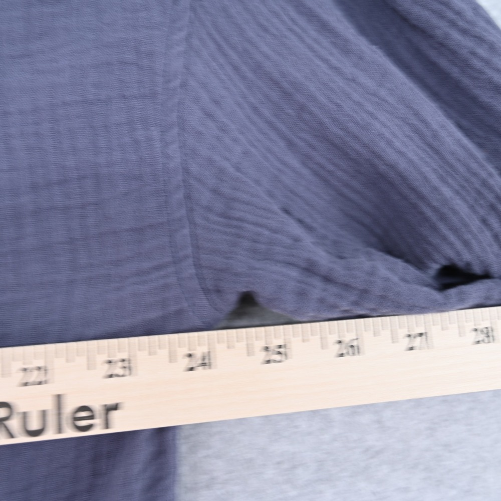 C&C California Blue Cotton Double Gauze Hoodie Pullover Relaxed XL - Picture 8 of 10
